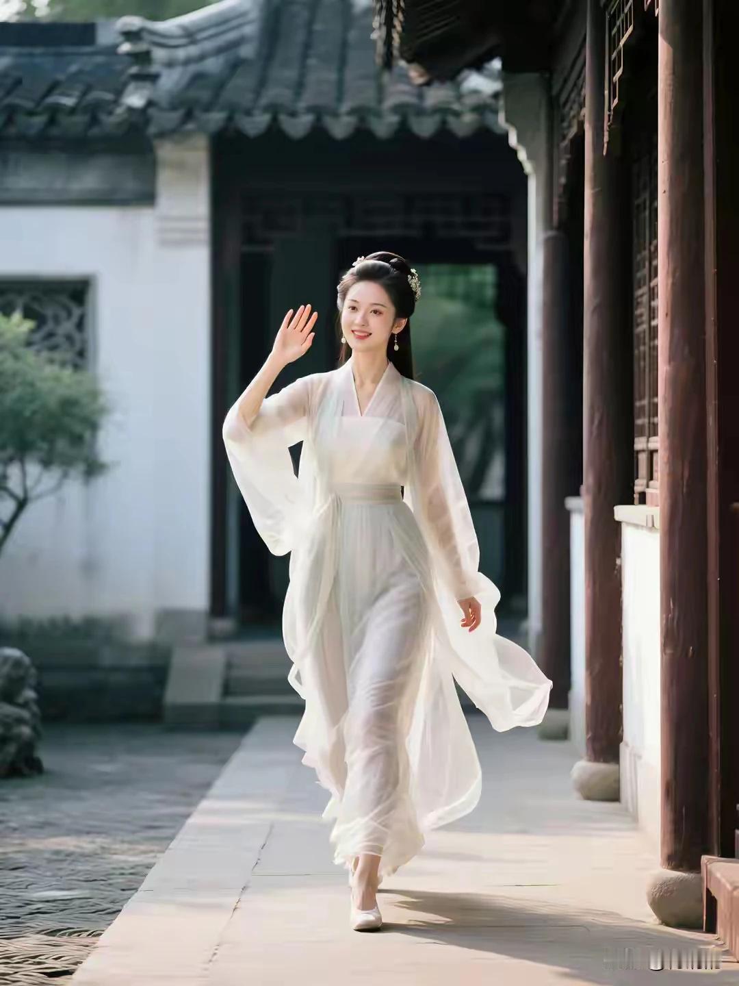 清水出芙蓉，天然去雕饰。
眉清目秀，美若冠玉。
冰肌玉骨，明眸皓齿。
出水芙蓉，