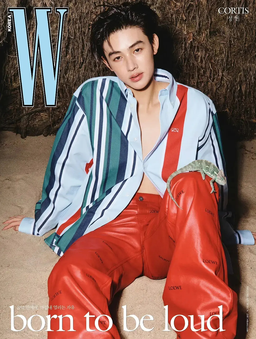 严成玹与LOEWE合作的《W Korea》六月刊封面 
