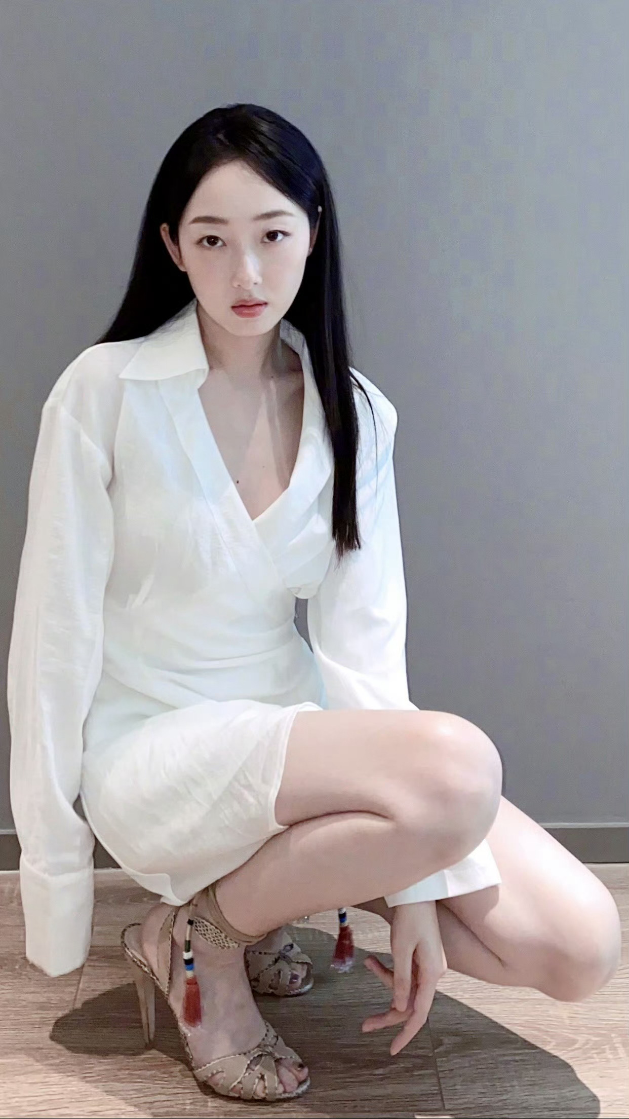 蒋梦婕肉腿好涩！ ​​​