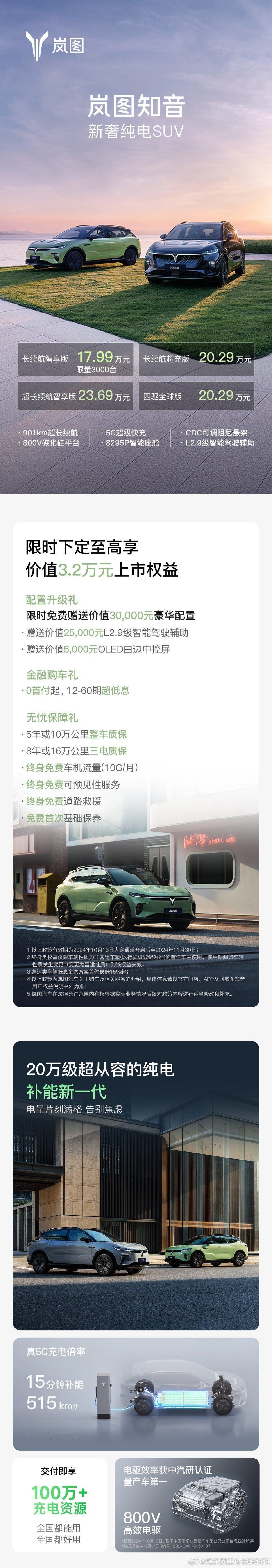 #岚图知音上市17.99万元起##包场看演唱会好幸福# 🚀【岚图知音，电动新纪