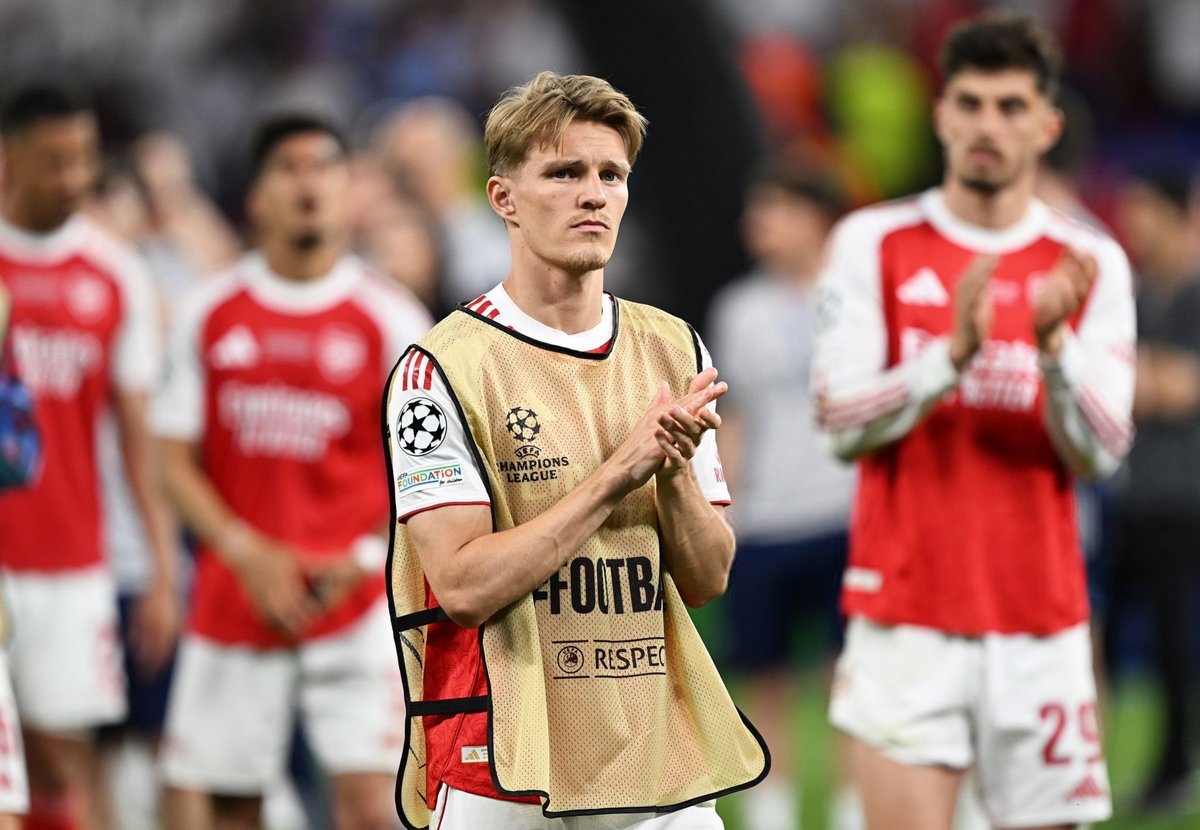 巴黎圣日耳曼5比4阿森纳Martin Ødegaard 