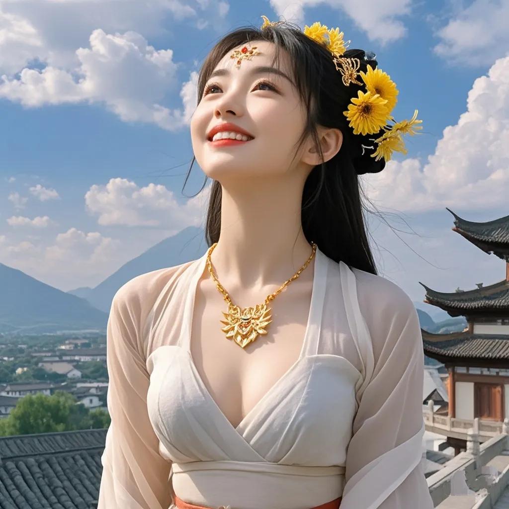 《江城子·青岛》
 
胶东明珠韵悠扬。胶州湾，映天光。百里海岸，处处展新妆。海风