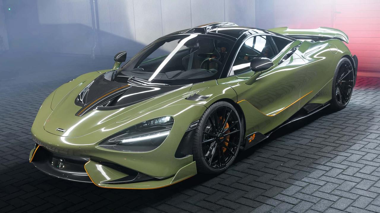 迈凯伦 765LT 超级跑车Novitec改装版，改进的车身部件（例如前保险杠、