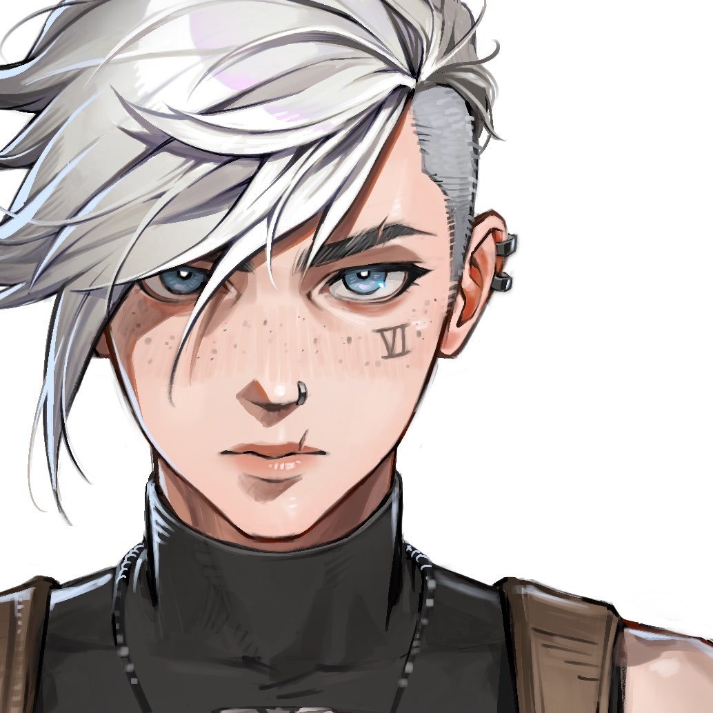 蔚&凯特琳（cr:nohee07）英雄联盟