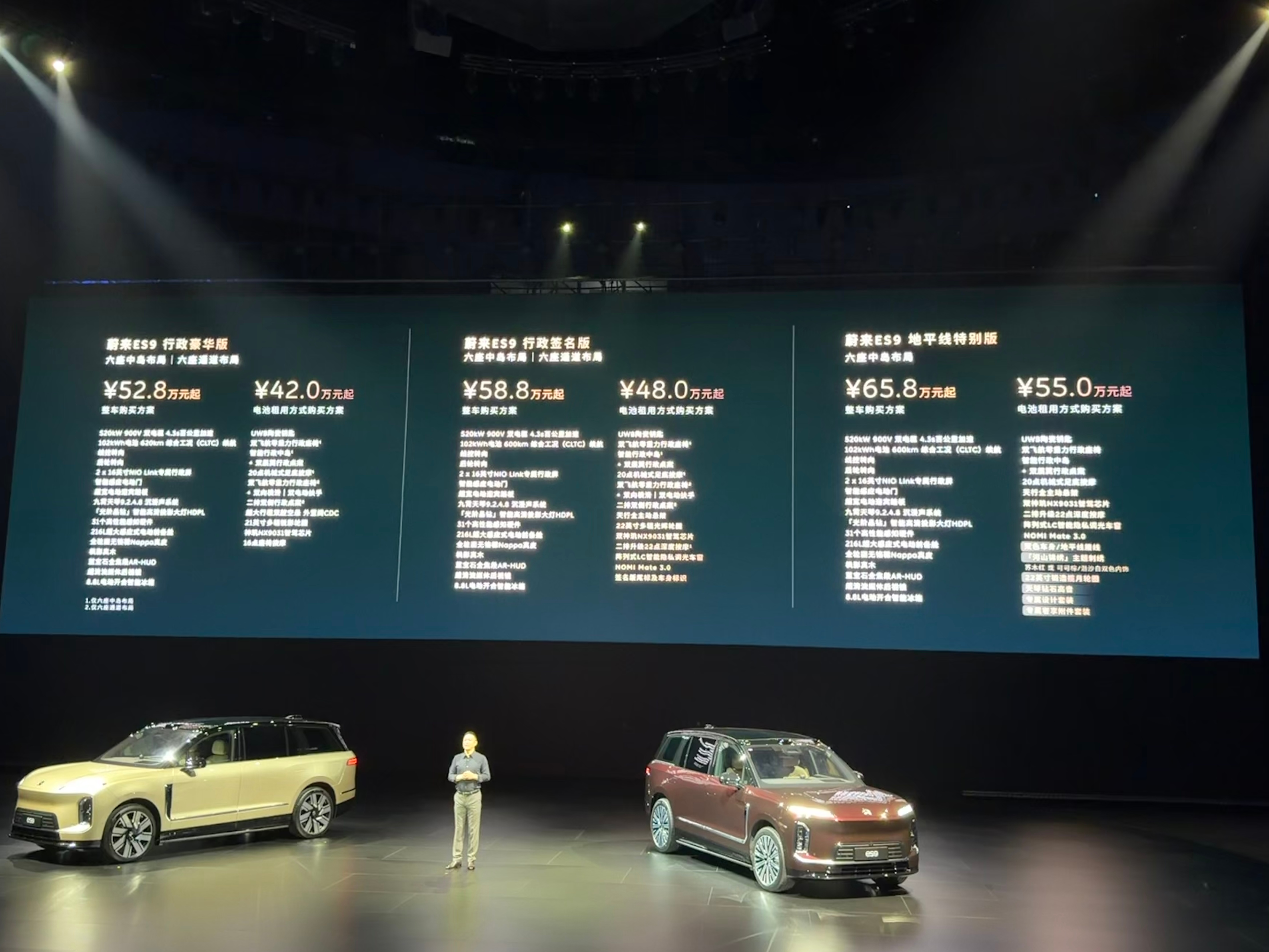 ES9 价格完整版。 