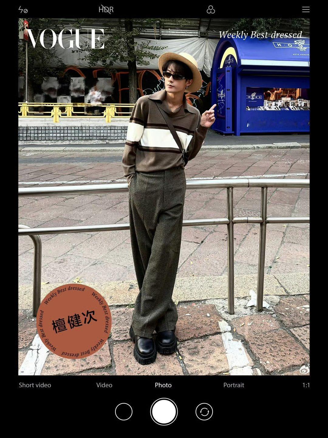 檀健次拍杂志把相册拍满了檀健次首登《VOGUE MAN》2026年十月刊封面 ​