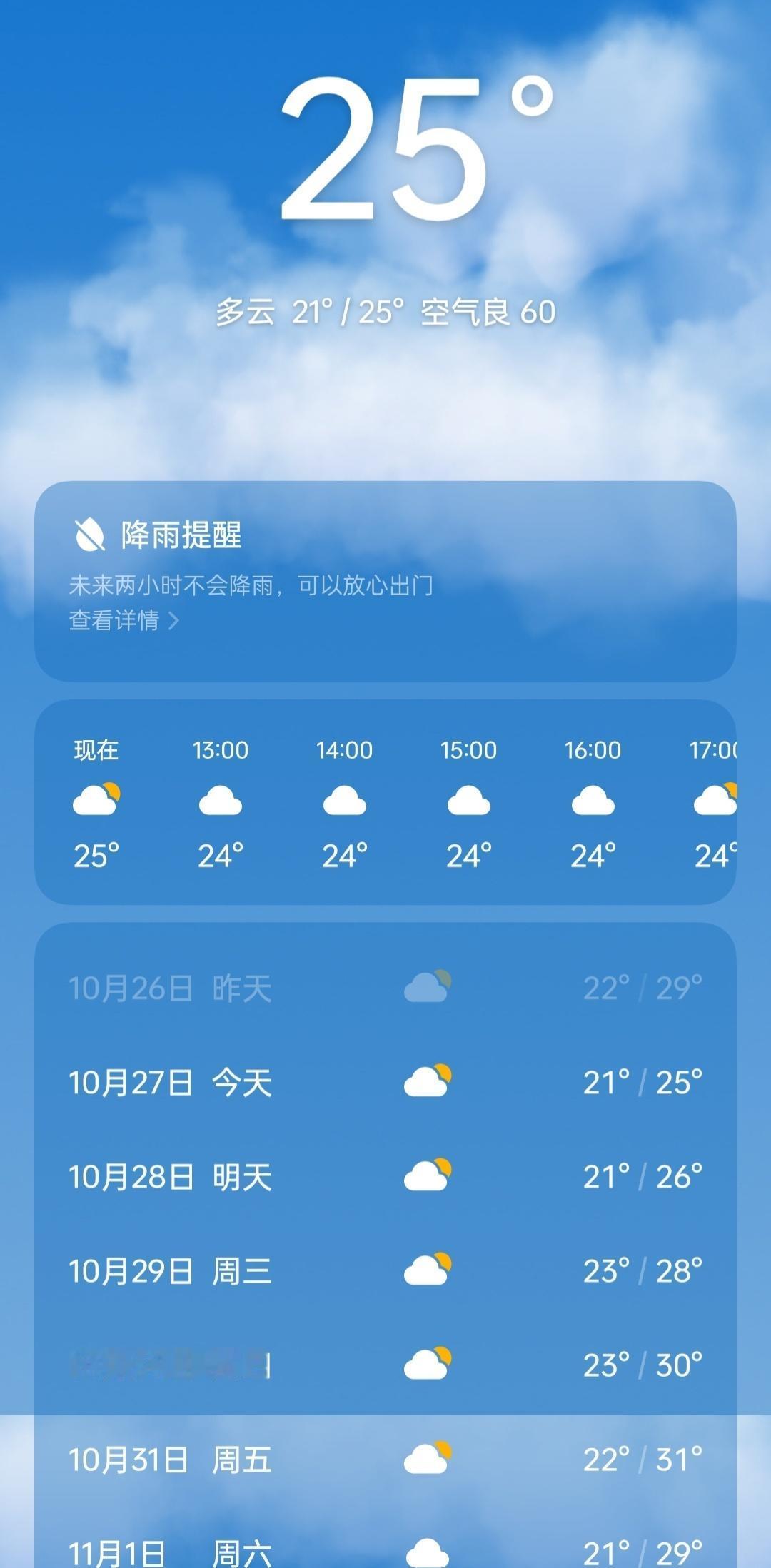 这个天气真的适合睡觉