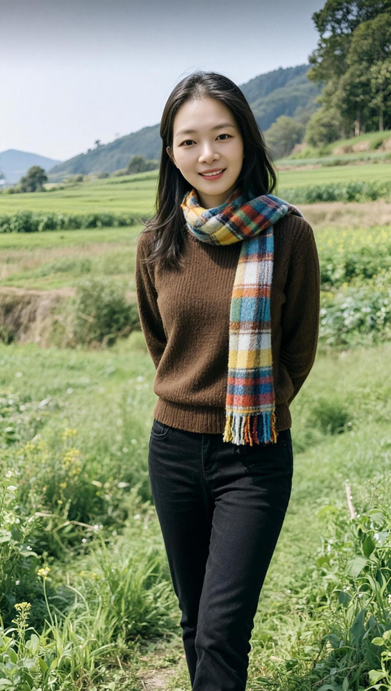 AI田园氛围感生活照 我的乡村生活 农村生活 高颜值穿搭