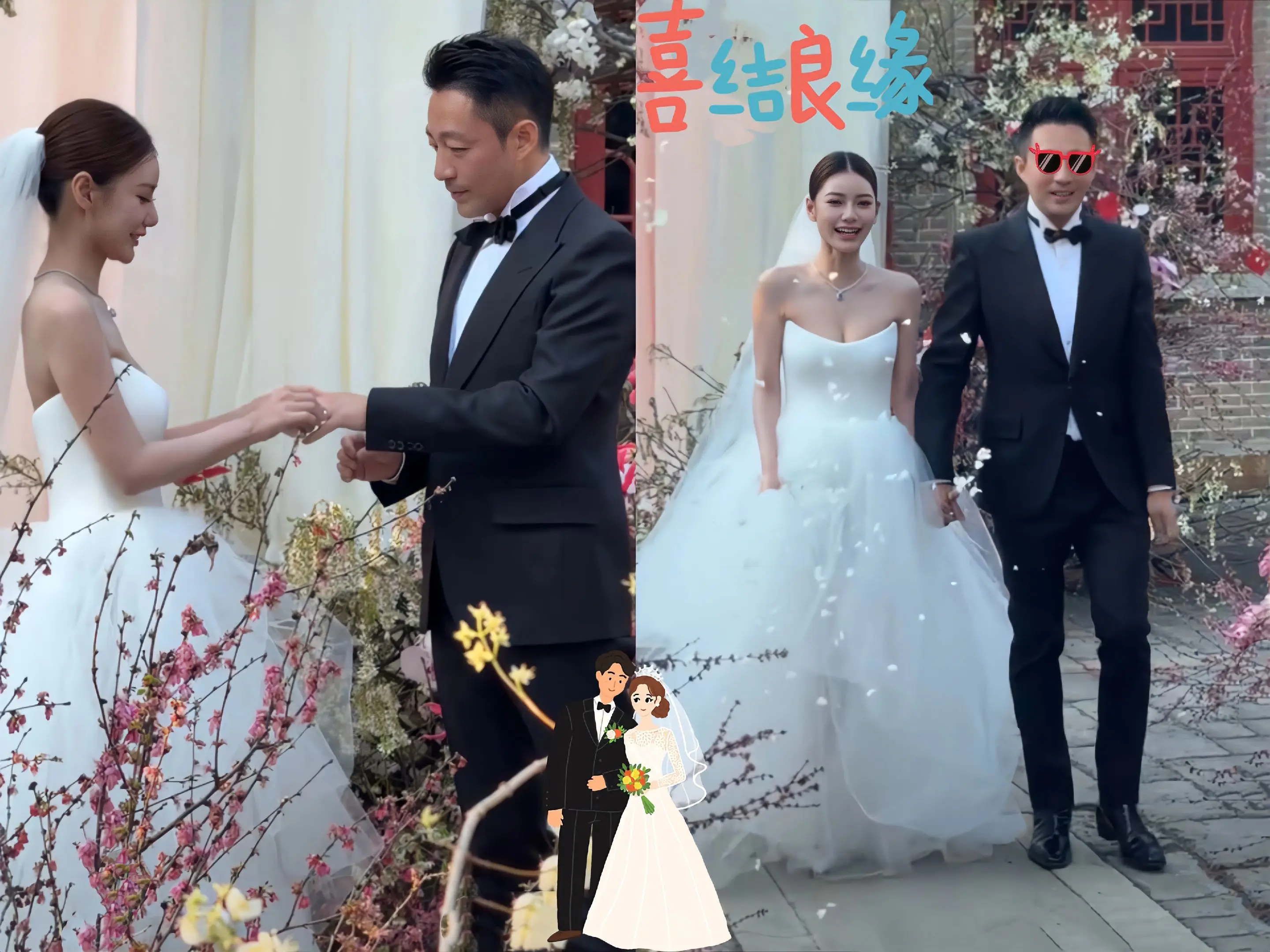 时隔近一个月，马筱梅再分享517婚礼花絮。两人真是郎才女貌，菲总近日在...