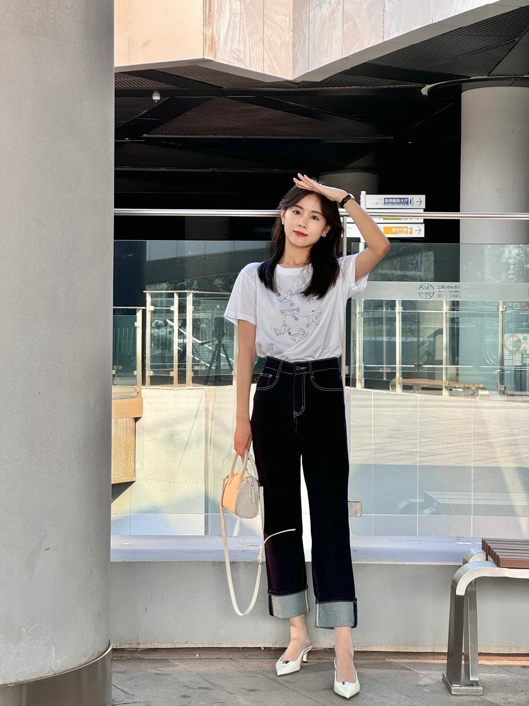 初秋 简单气质穿搭💙 | 97年大专老师OOTD