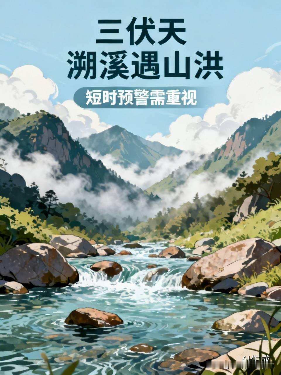 三伏天去网红溯溪点，没看短时预警？我差点在山谷丢了命！
上周杭州小杨约朋友去爆火