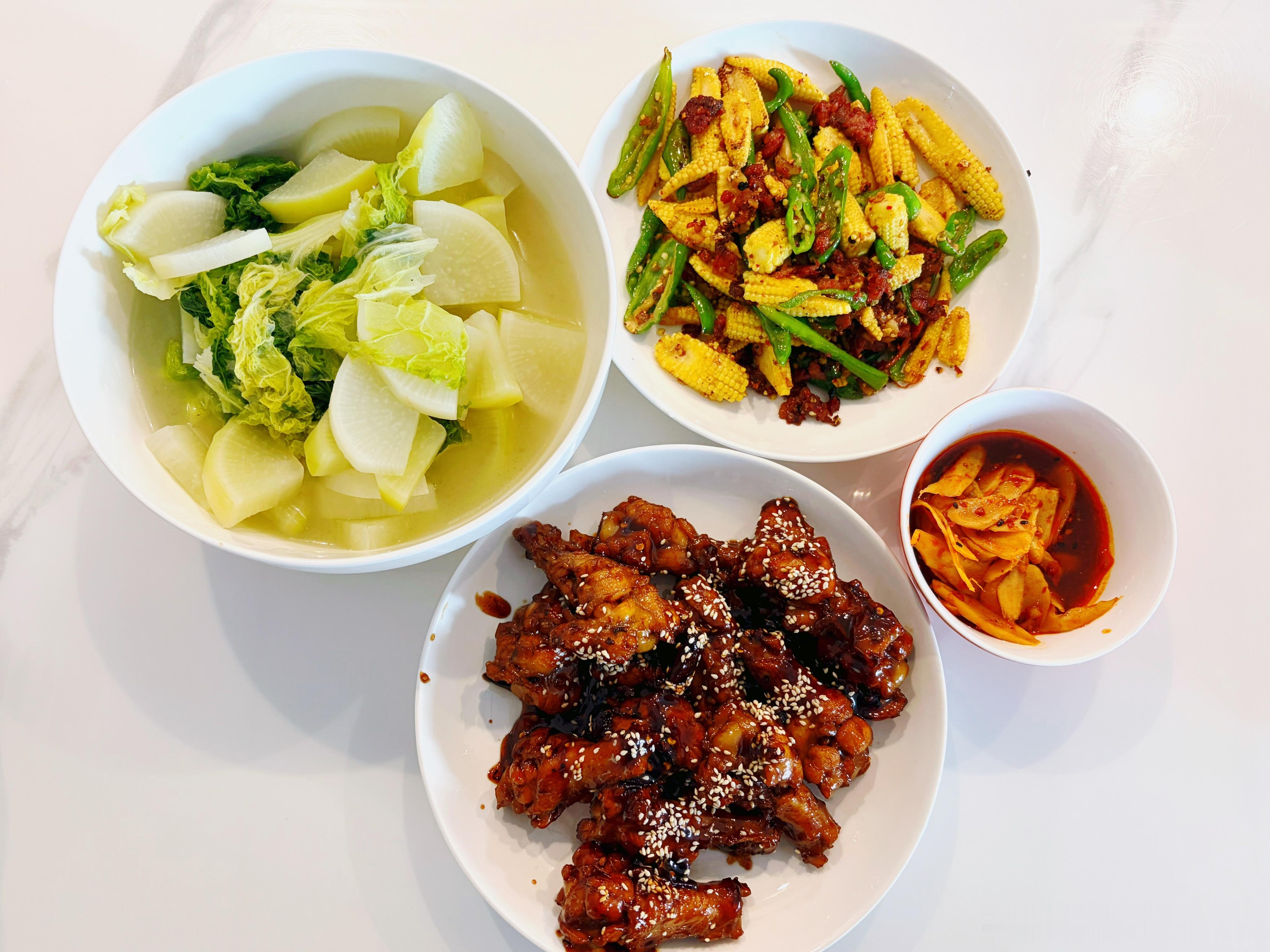 淼师傅怒做两菜一汤