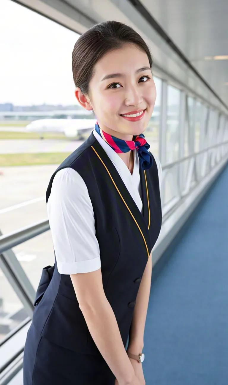 微笑空乘，迎接美好旅程！😊🛫美女空姐日常 空姐制服日常 空姐服务好周到 空乘