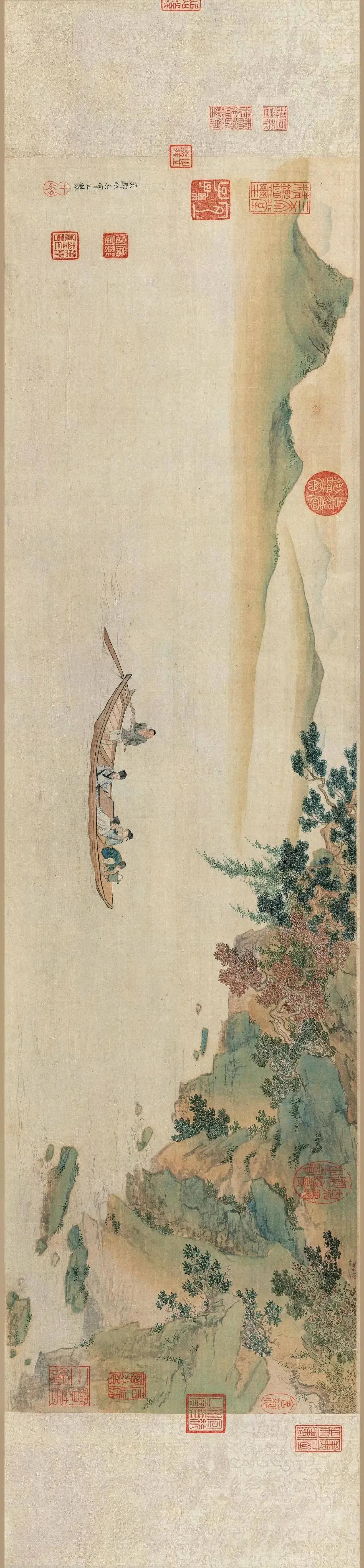 明·仇英 《赤壁图》欣赏

​明 唐寅《悟阳子养性图》欣赏

谢稚柳《春江渔父图