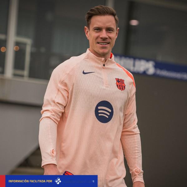 ✅【伤情通报】一线队球员特尔施特根已获得医疗绿灯，进入巴萨vs法兰克福的比赛大名