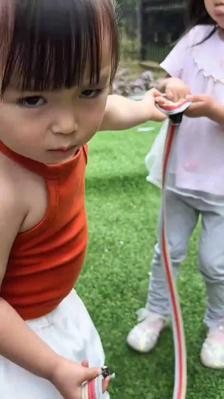 这是我的，你这个给大头爷爷的筷子，你去捉抹茶的。有抹茶的，抹茶这不有个圈吗？这小