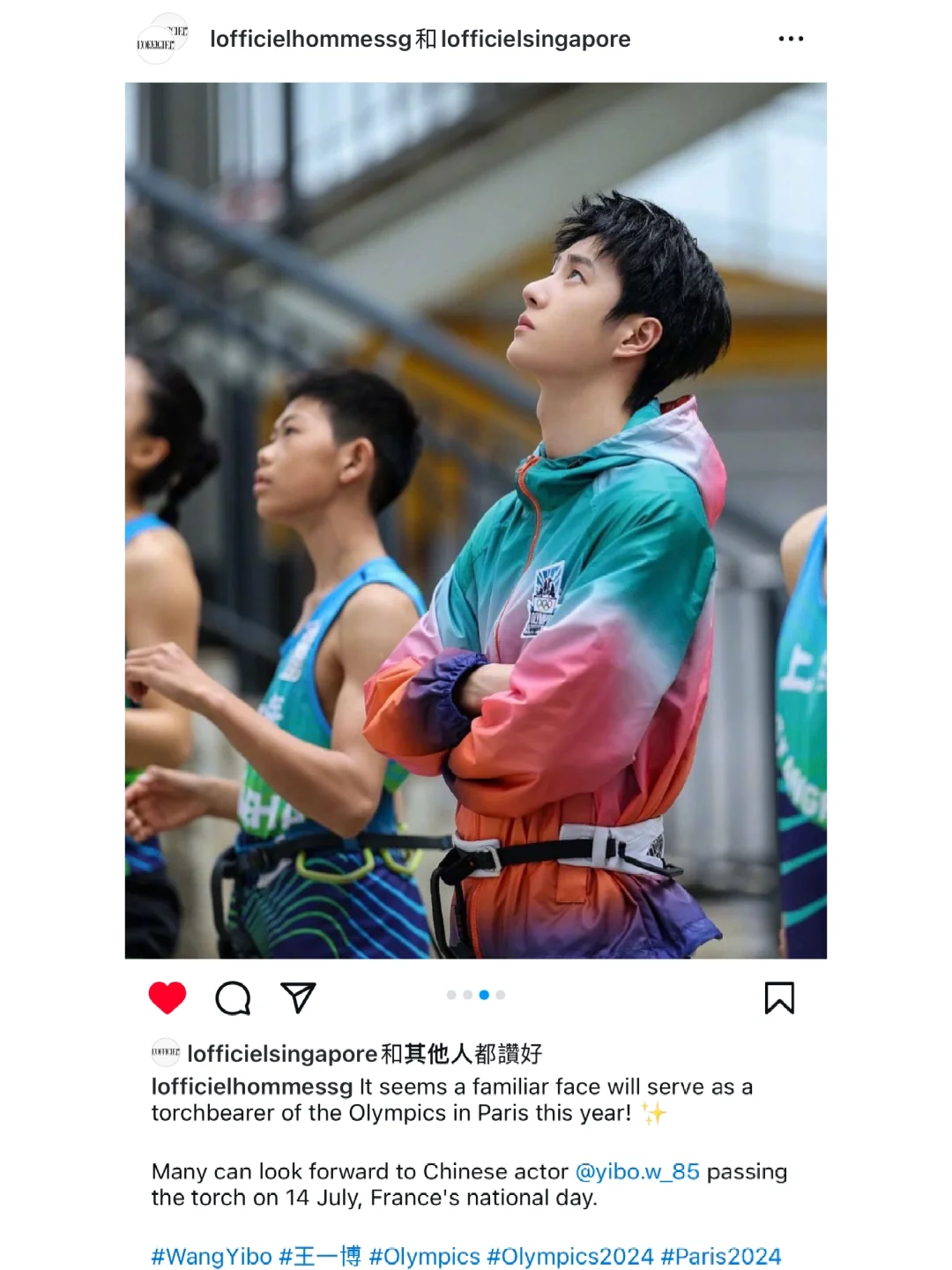 海外時尚媒體愛王一博😍😍😍 LOFFICIEL