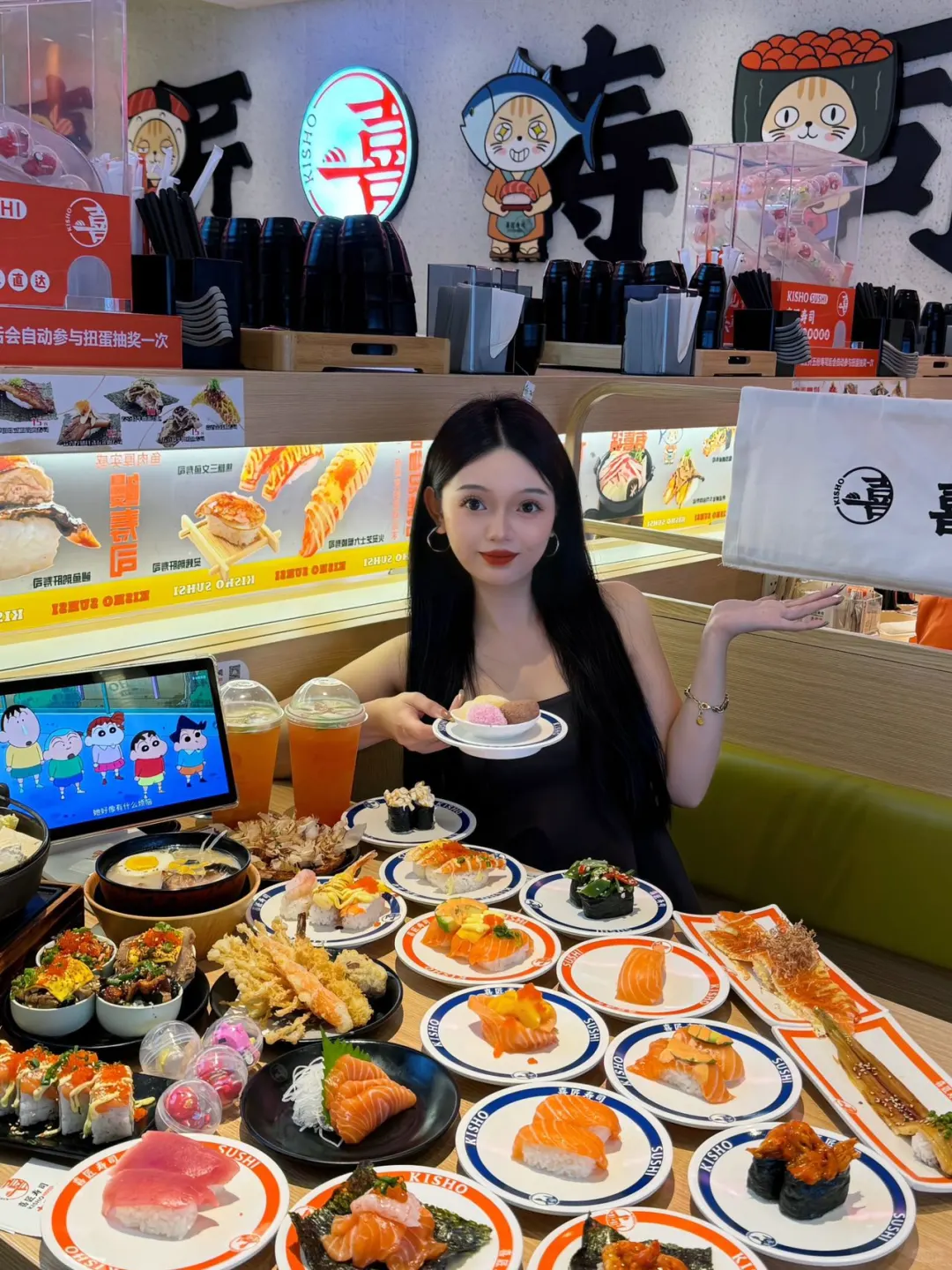 在天津！10r+的寿司！现点现做！就是不一样…