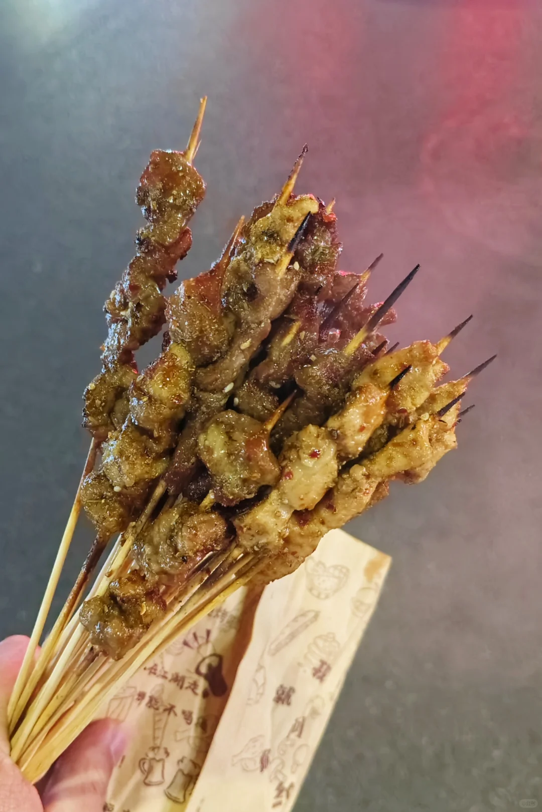 九江好吃佬｜芳兰湖一元一串的纯碳烤小肉串