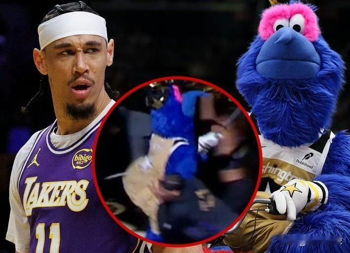 海斯摊上大事了！

海斯推倒奇才队吉祥物扮演者G-Wiz的闹剧还没有结束，虽然他