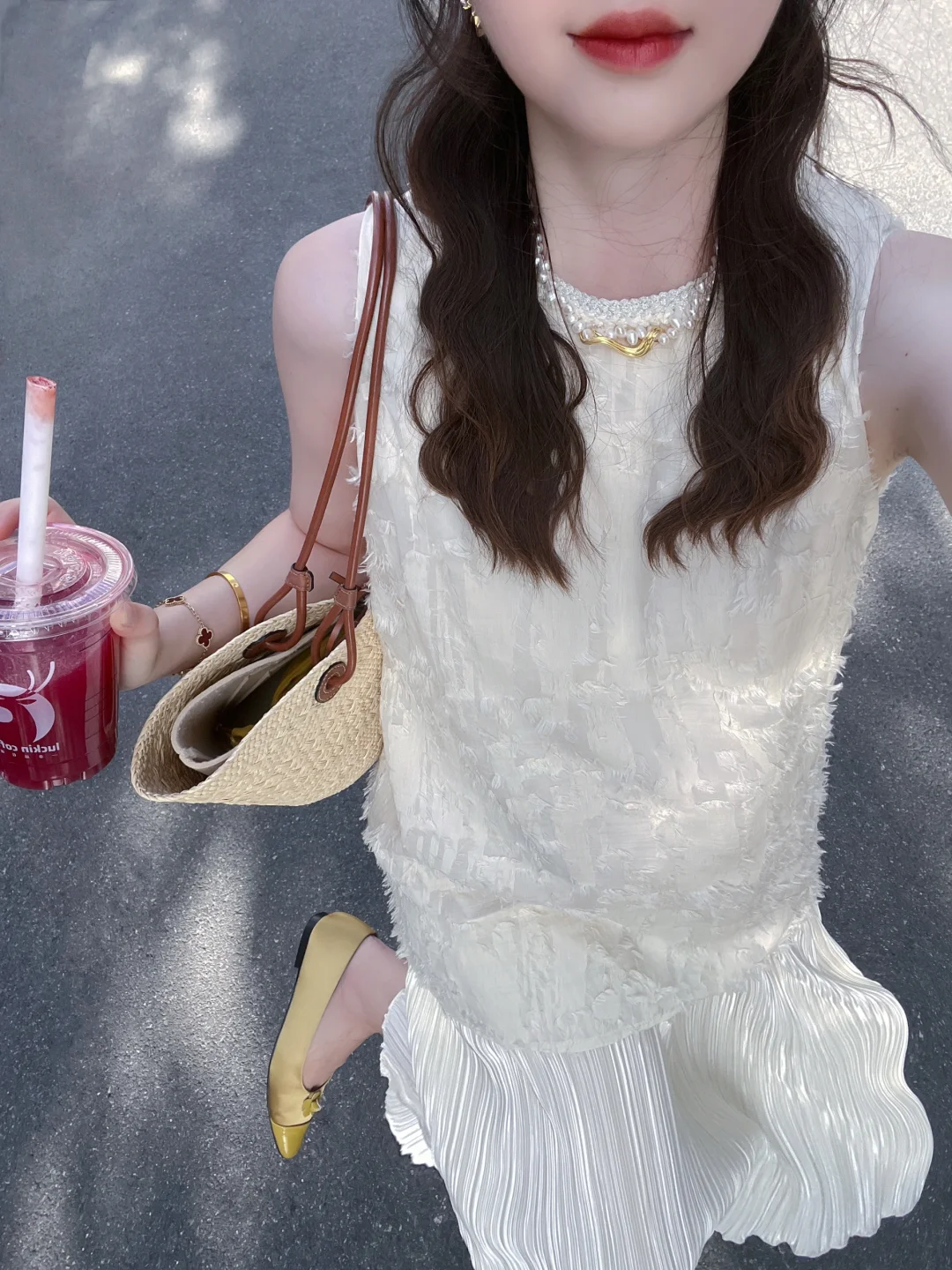 夏日小白裙18图☁️🎀｜太期待穿裙子的夏天啦！