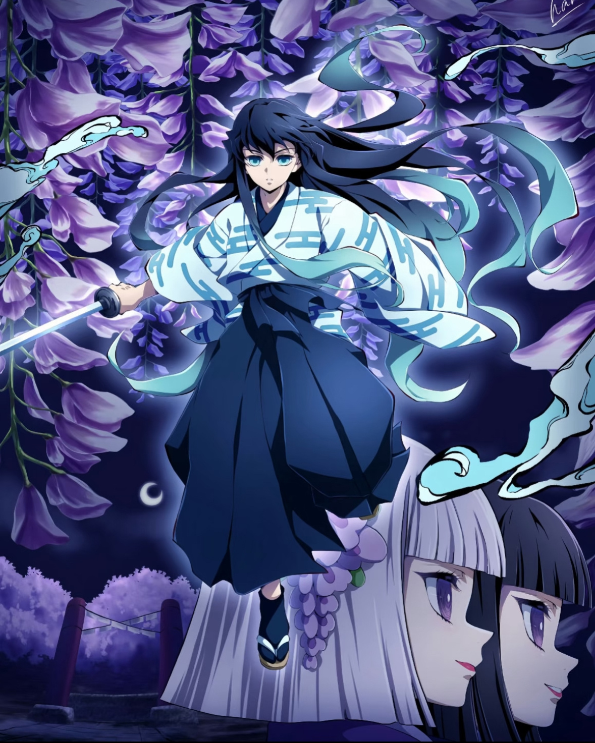 hana老师的神图，太美了！[点赞]次元整活好有意思鬼灭之刃日漫 ​​​