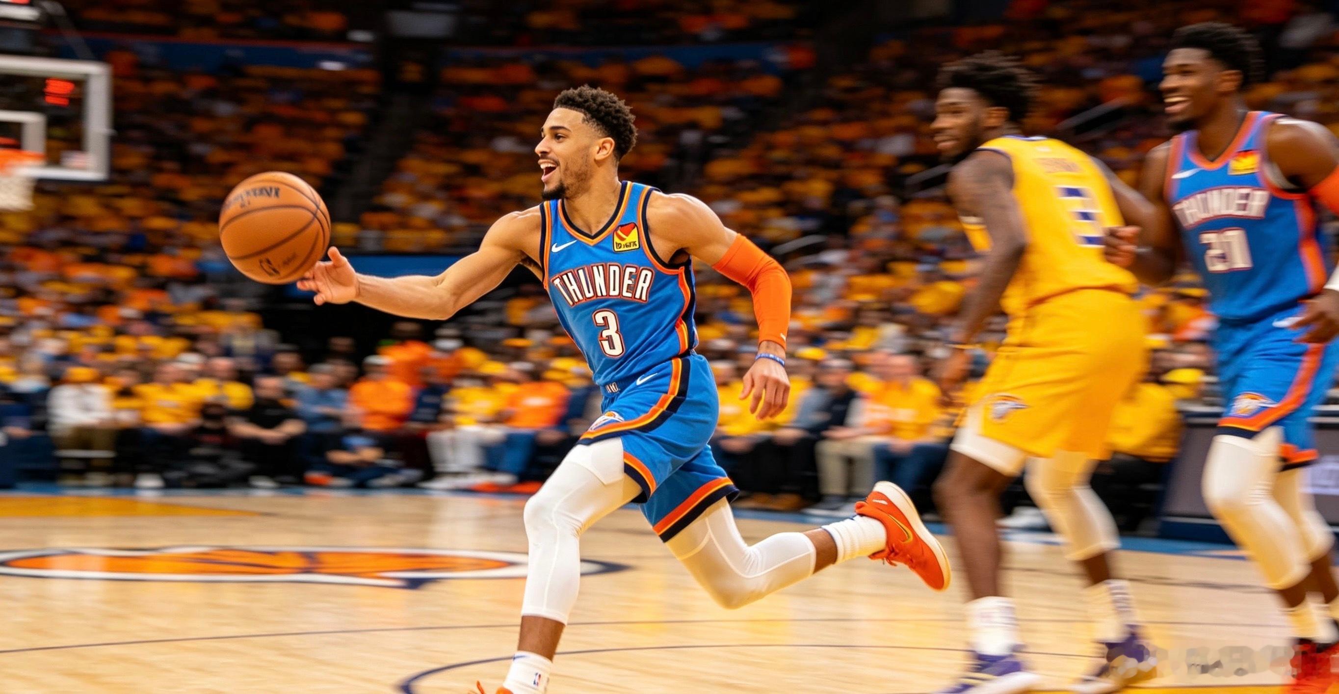 青春风暴雷霆万钧🏀 两连胜，反超马刺！雷霆的青春风暴已经刮起！从默默无闻到西部