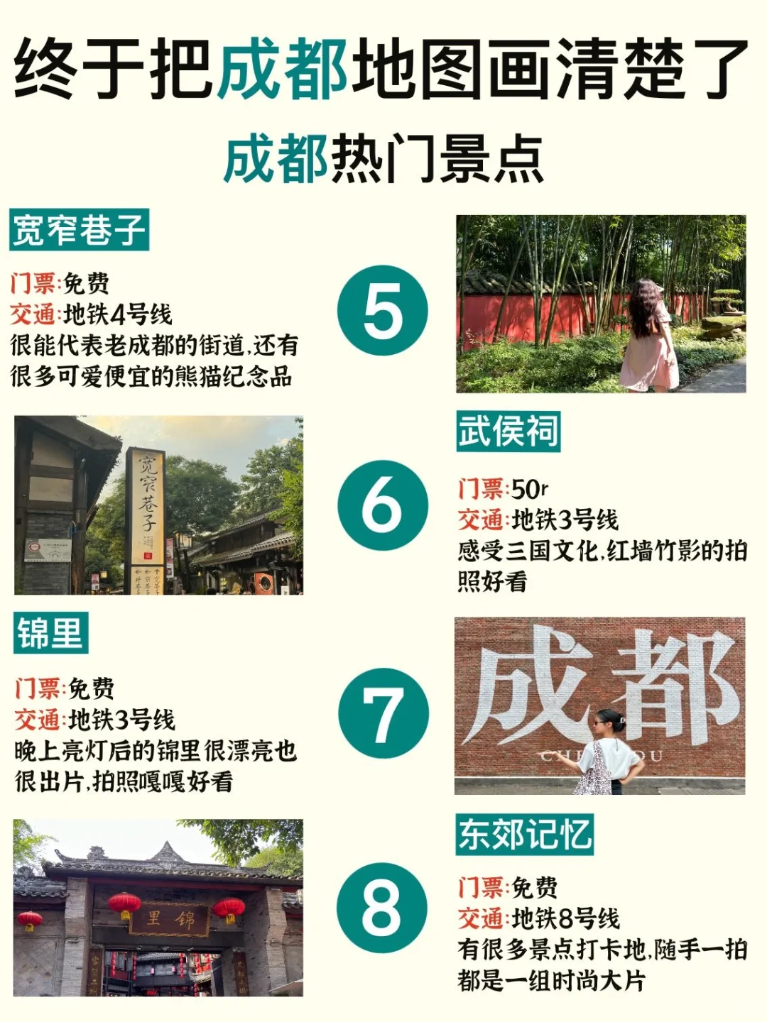 OMG！成都终于有人把地图画明白了💓