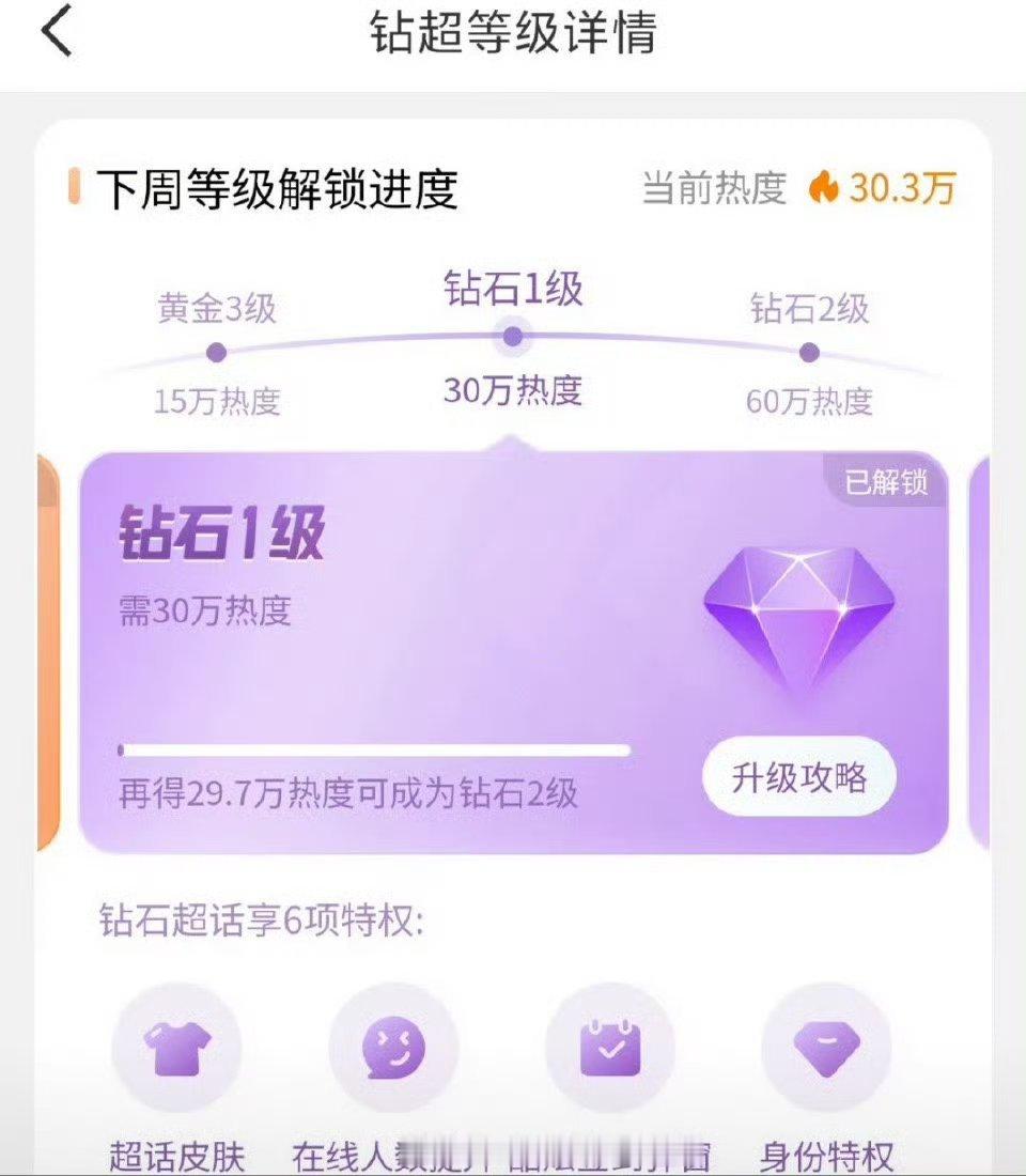 宋威龙家拿下钻超一，进入流量🥜行列 