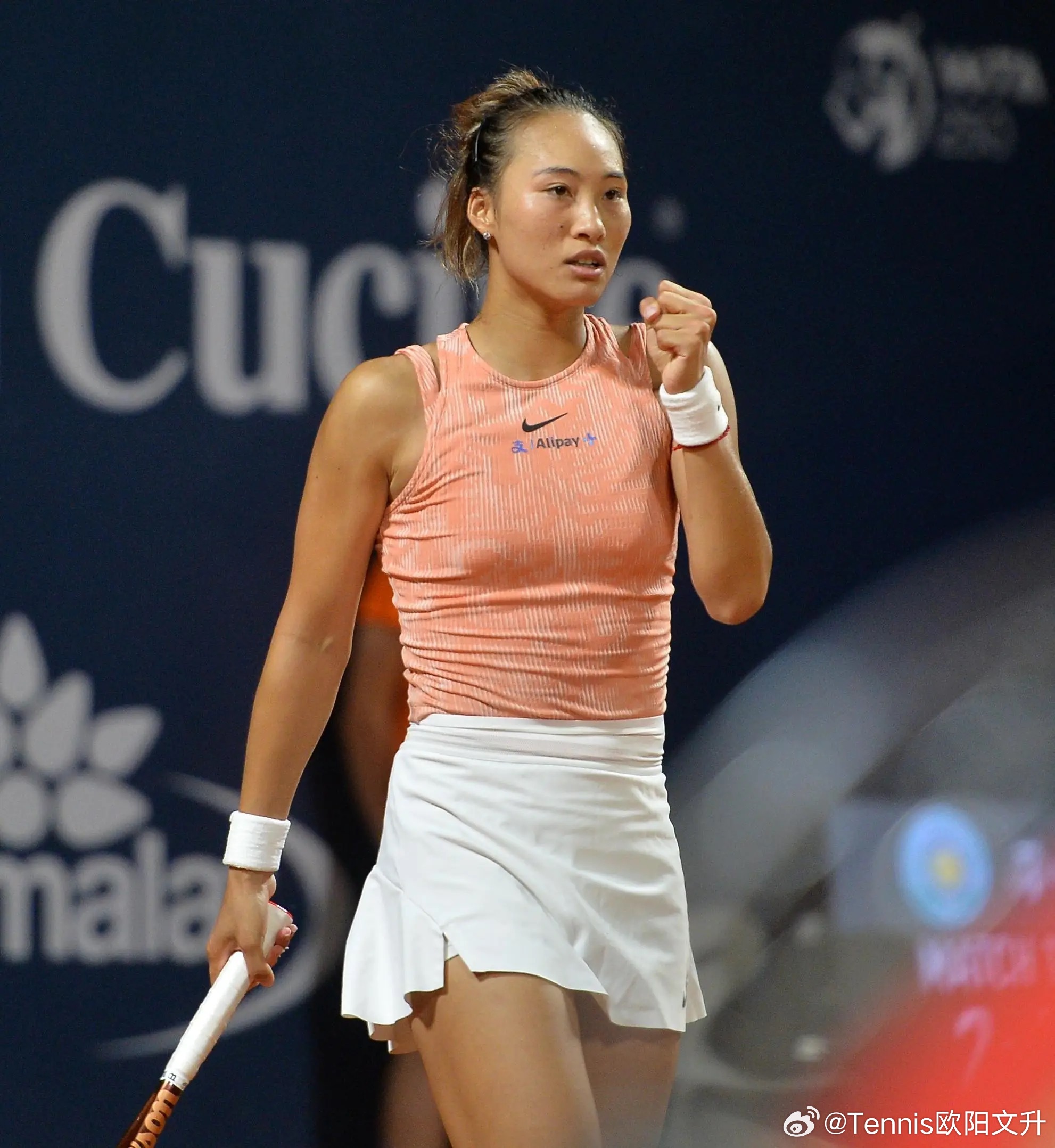 迈阿密又下雨比赛时间都会往后推迟🇨🇳郑钦文早的话预计明晨4、5点开晚的话就难