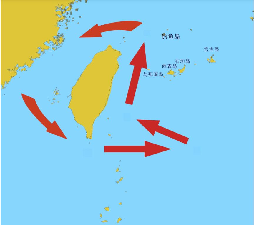 日本为什么极度不满？因为中国在台海东部“上锁”了！从过去的一路绿灯，到现在的强制