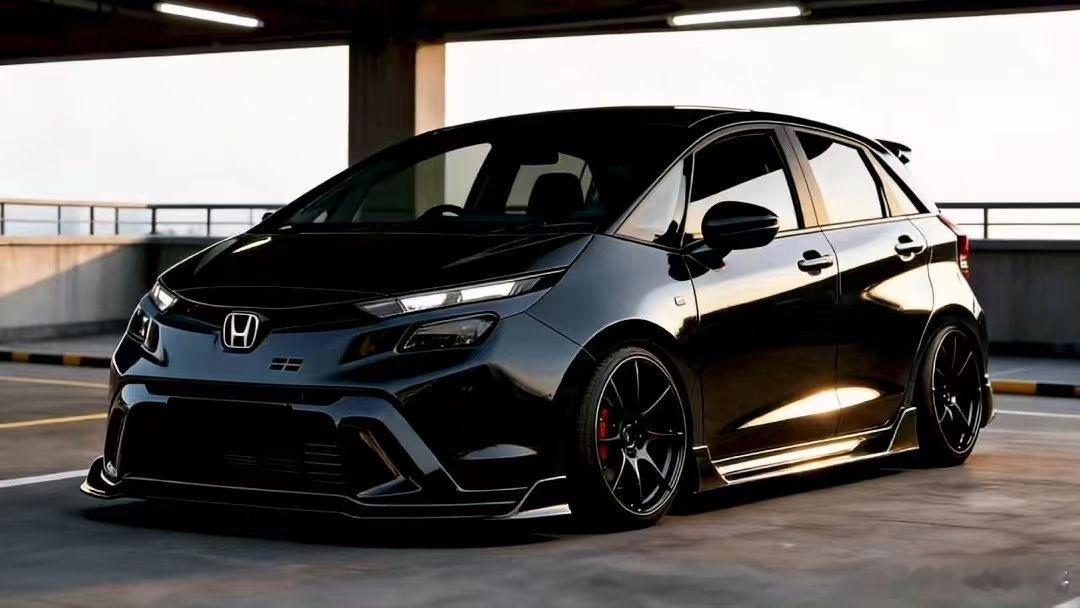 把新飞度改成这样好像又很阔以大家觉得呢大v聊车本田飞度