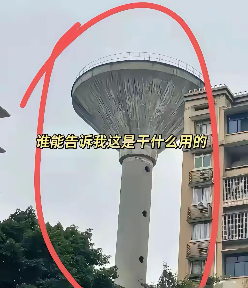 路过老居民楼，抬头看见这个巨型“大蘑菇”，现在的00后估计根本猜不出它是干啥的。