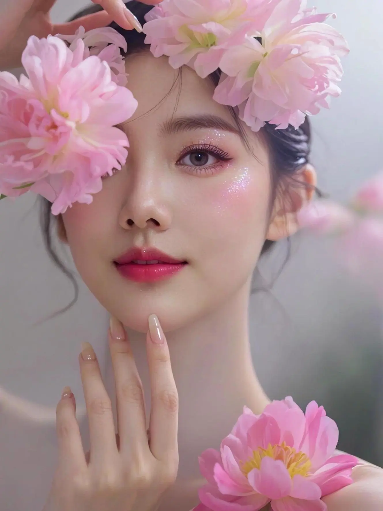 女孩只要快乐，就运气好，就会发光…