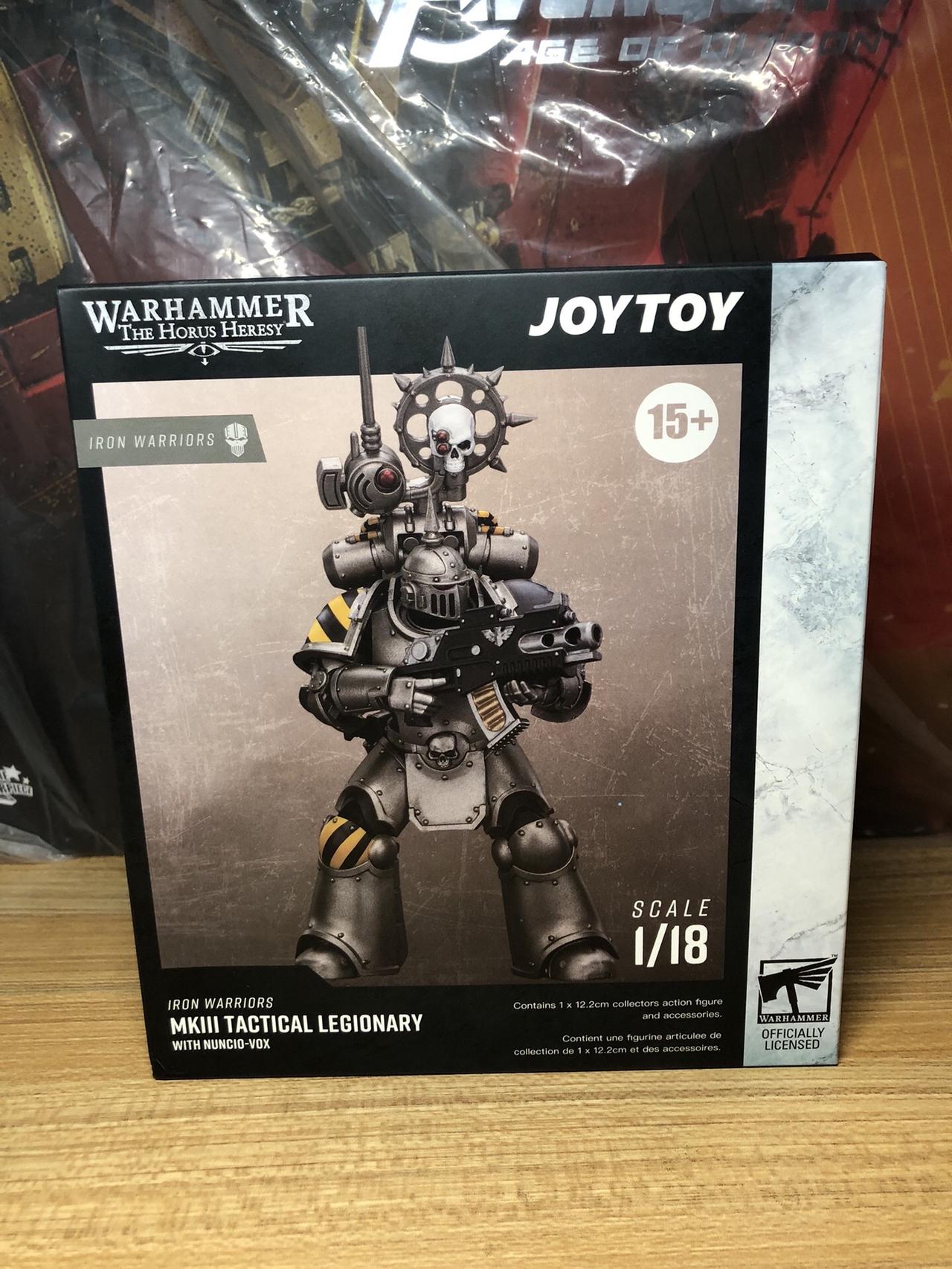 JOYTOY暗源 战锤30K 荷鲁斯之乱 钢铁勇士 MK3战术军团士兵 玩具 模