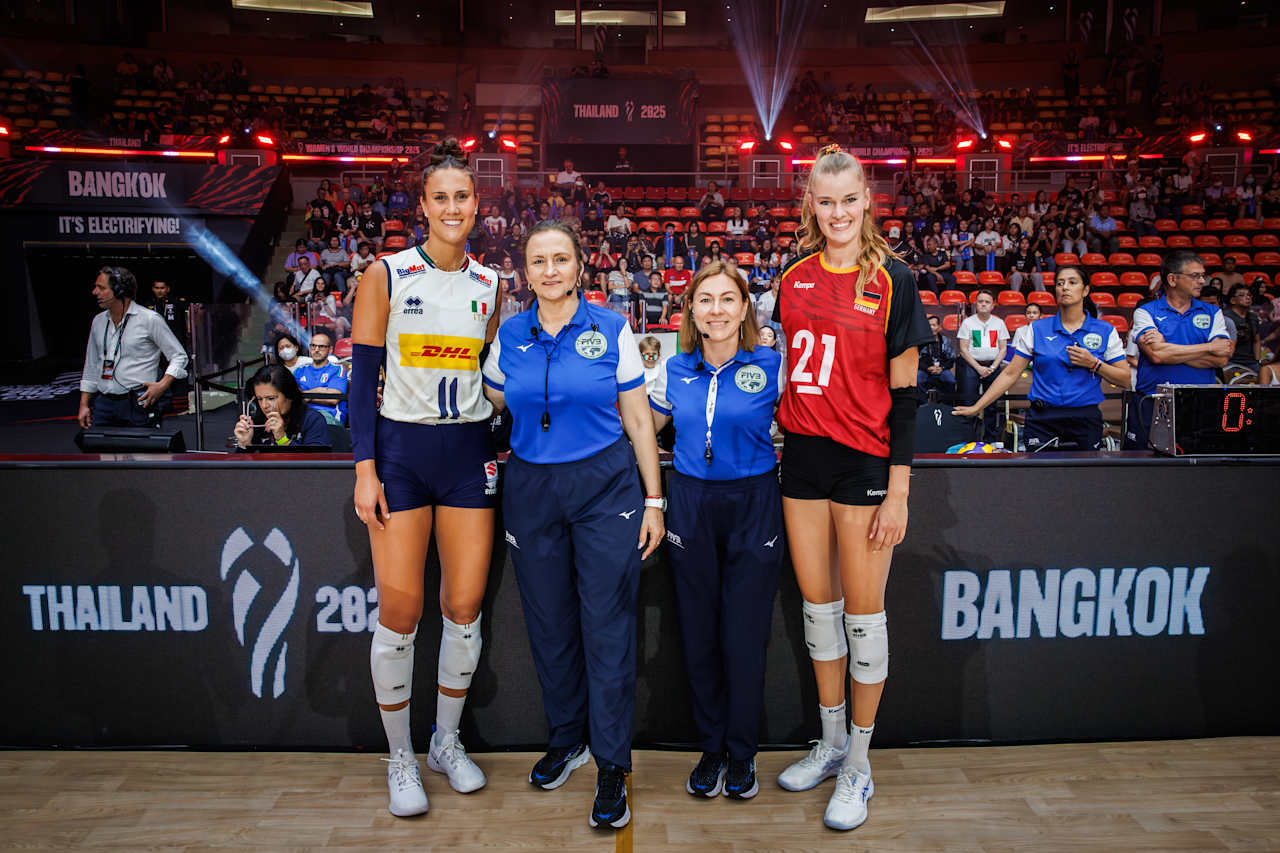 实力差距，第一局德国🇩🇪女排22-25意大利🇮🇹女排2025女排世锦赛 