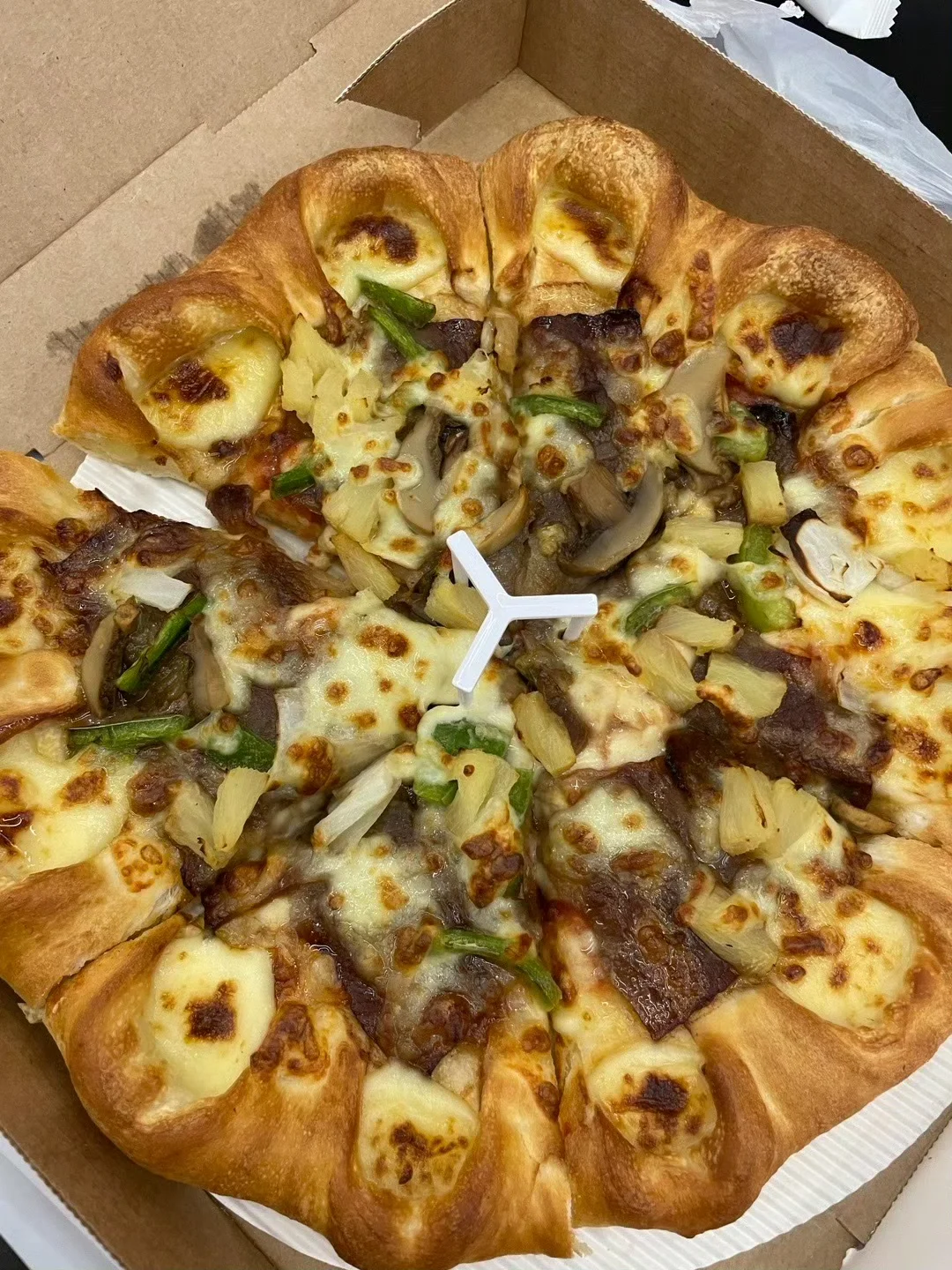 这个披萨🍕真的很好吃！