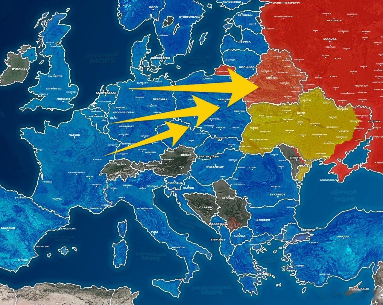 北约正在演练与俄罗斯可能爆发冲突的各种场景，从海上登陆到经由德国调动军队来源：О