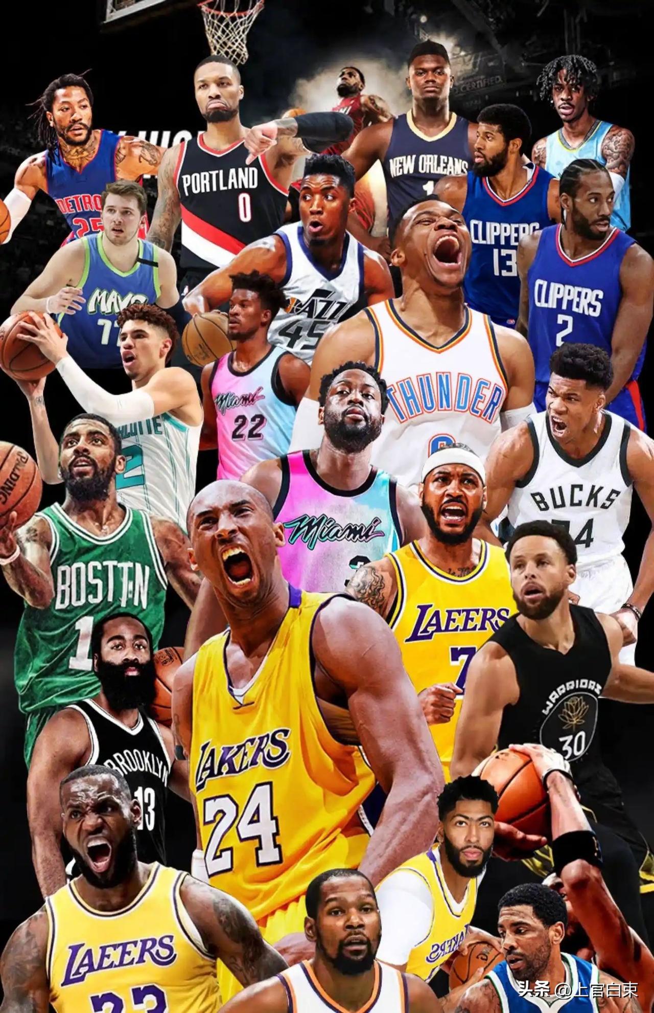 NBA球星得分能力等级对比：
詹姆斯：
转换进攻：A+
突破上篮：A+
中远距离