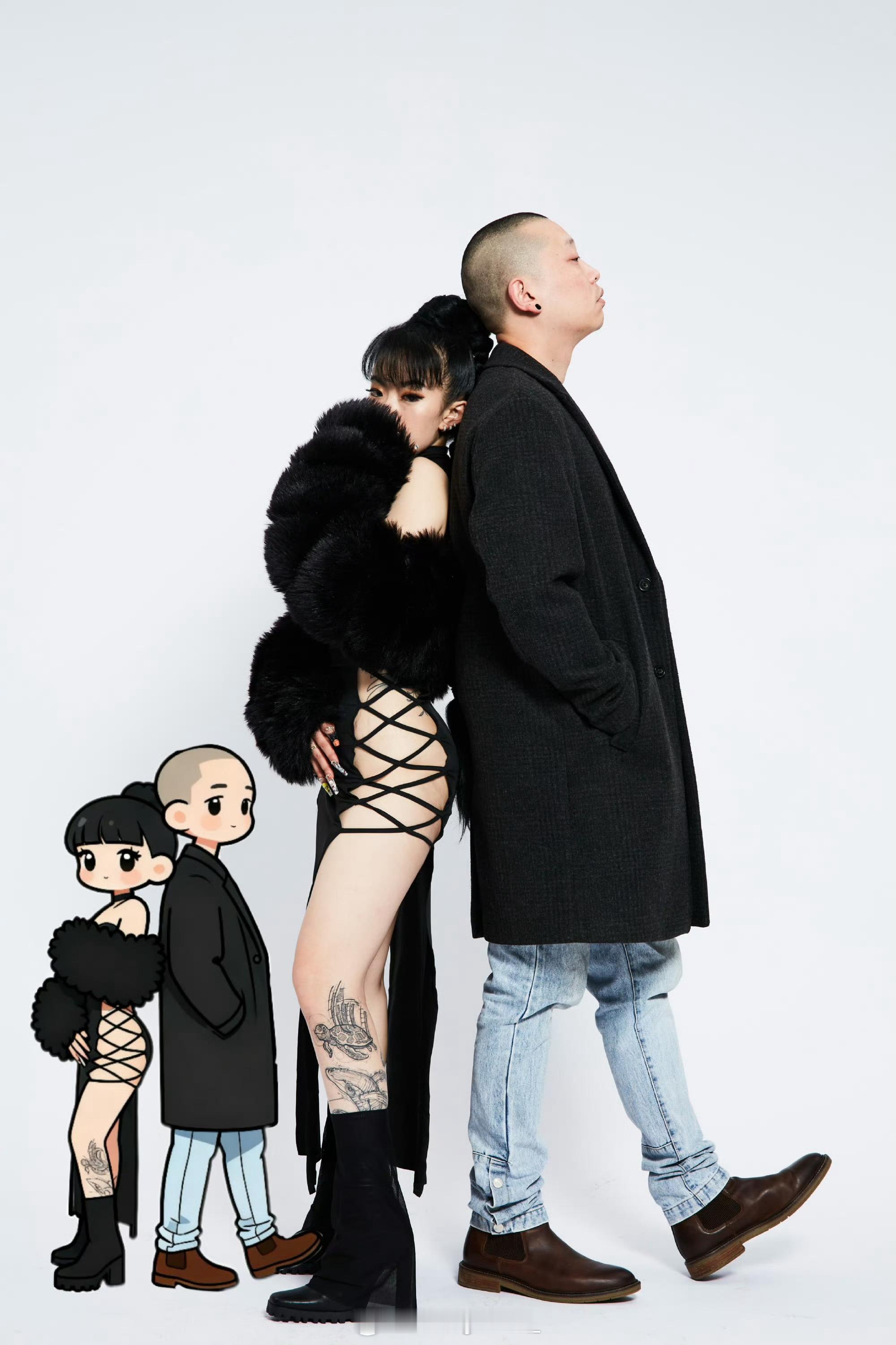 王嗣尧和陈彦希情人节秀恩爱！其中还晒出了身穿20XX厂牌衣服的合影！20xxcl