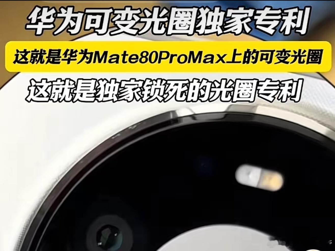 可变光圈没有用，但是各家都抢着要上