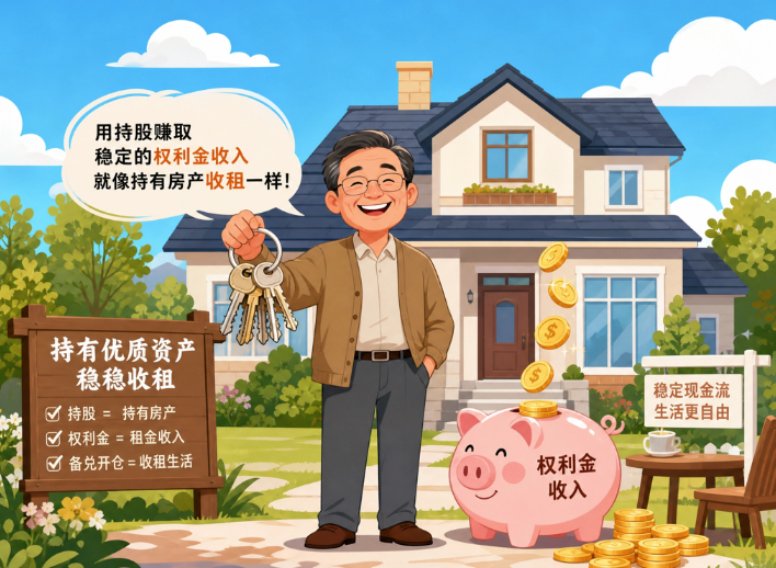 新手第二步：持股“收租”增强收益期权小白入门 备兑开仓🏠 手里拿着股票不涨不跌