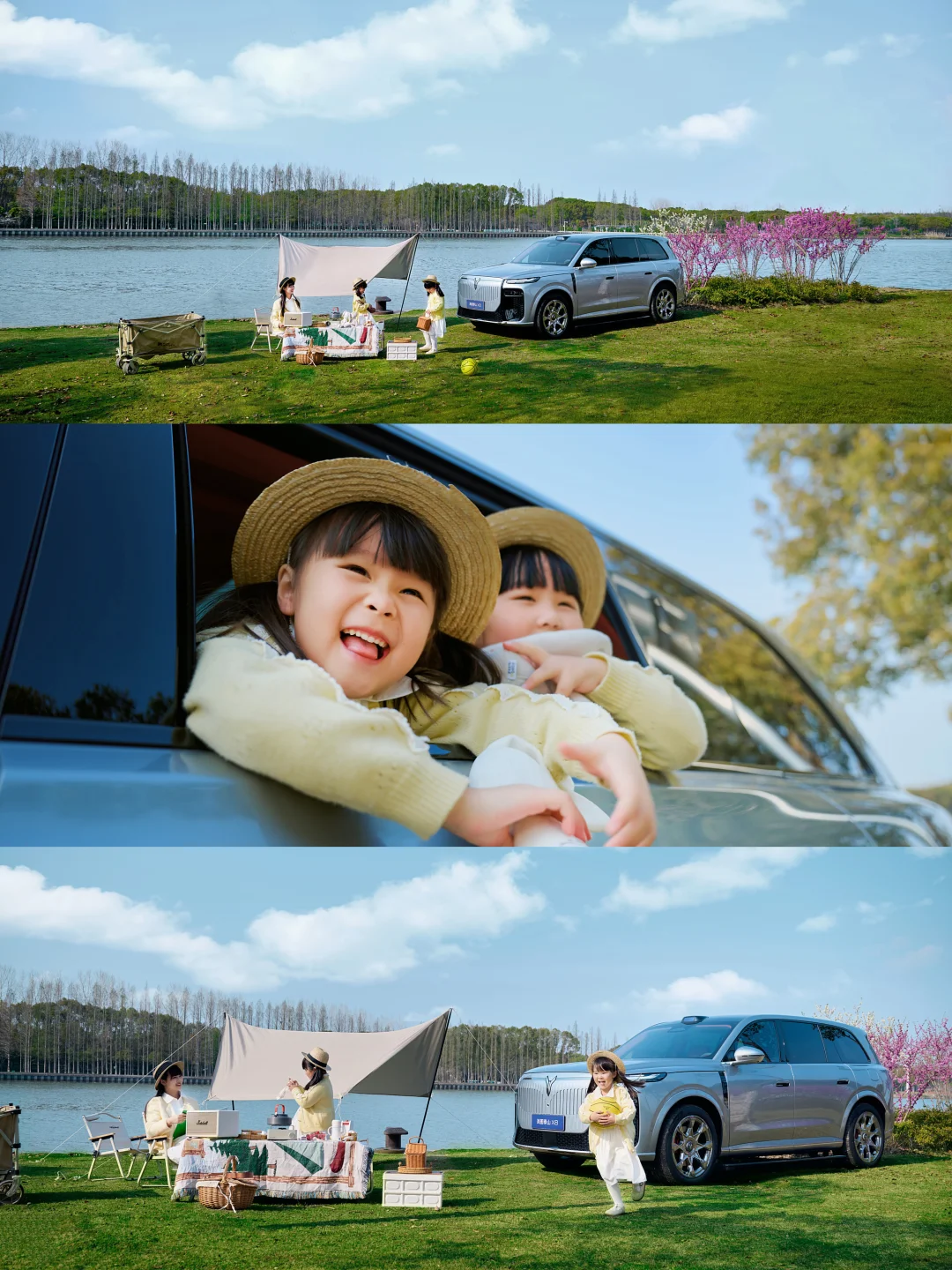 幸福就是女儿们的快乐加上我的安心，再乘以8