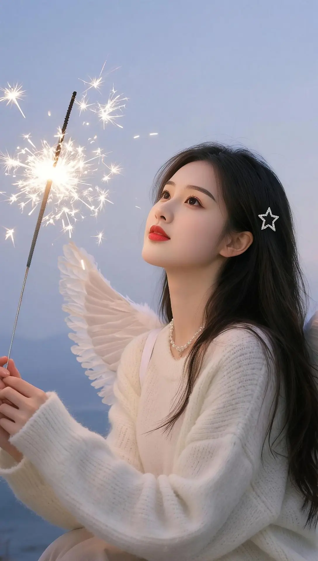 AI天使风写真 ai创作