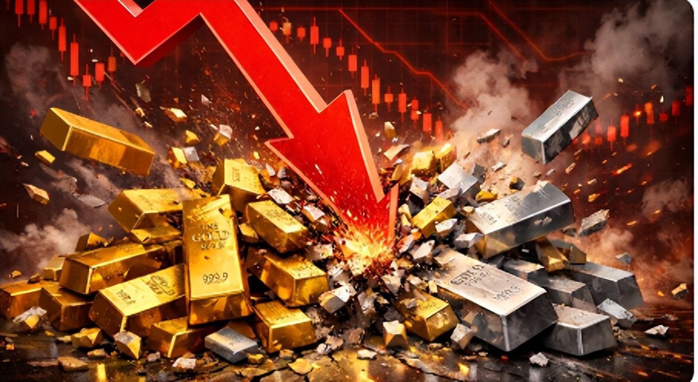 黄金一跌再跌金价持续回落，跌势不断加剧昔日保值好物，行情大幅变动市场风向转变，投