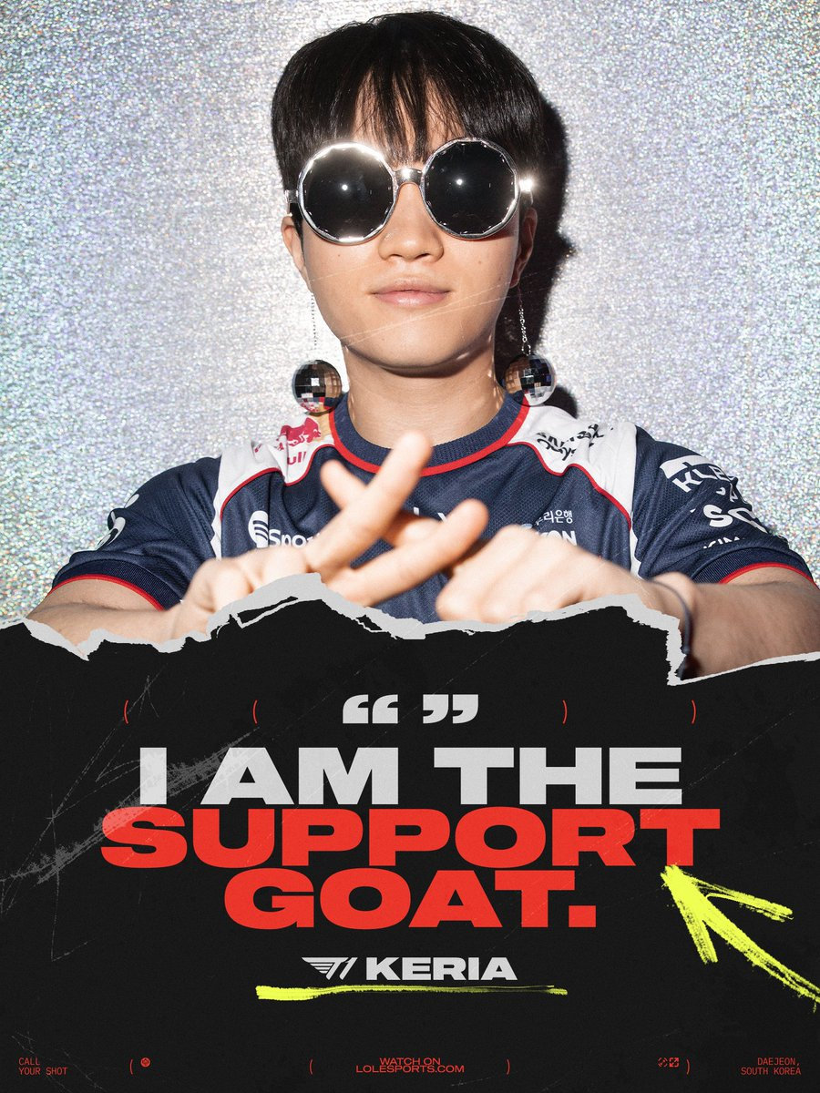 英雄联盟赛事官方转评Keria采访言论：辅助GOAT。keria巴德的含金量还在