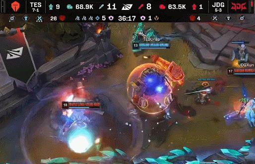 【2025LPL第二赛段 TES vs JDG】第36分钟，JackeyLove
