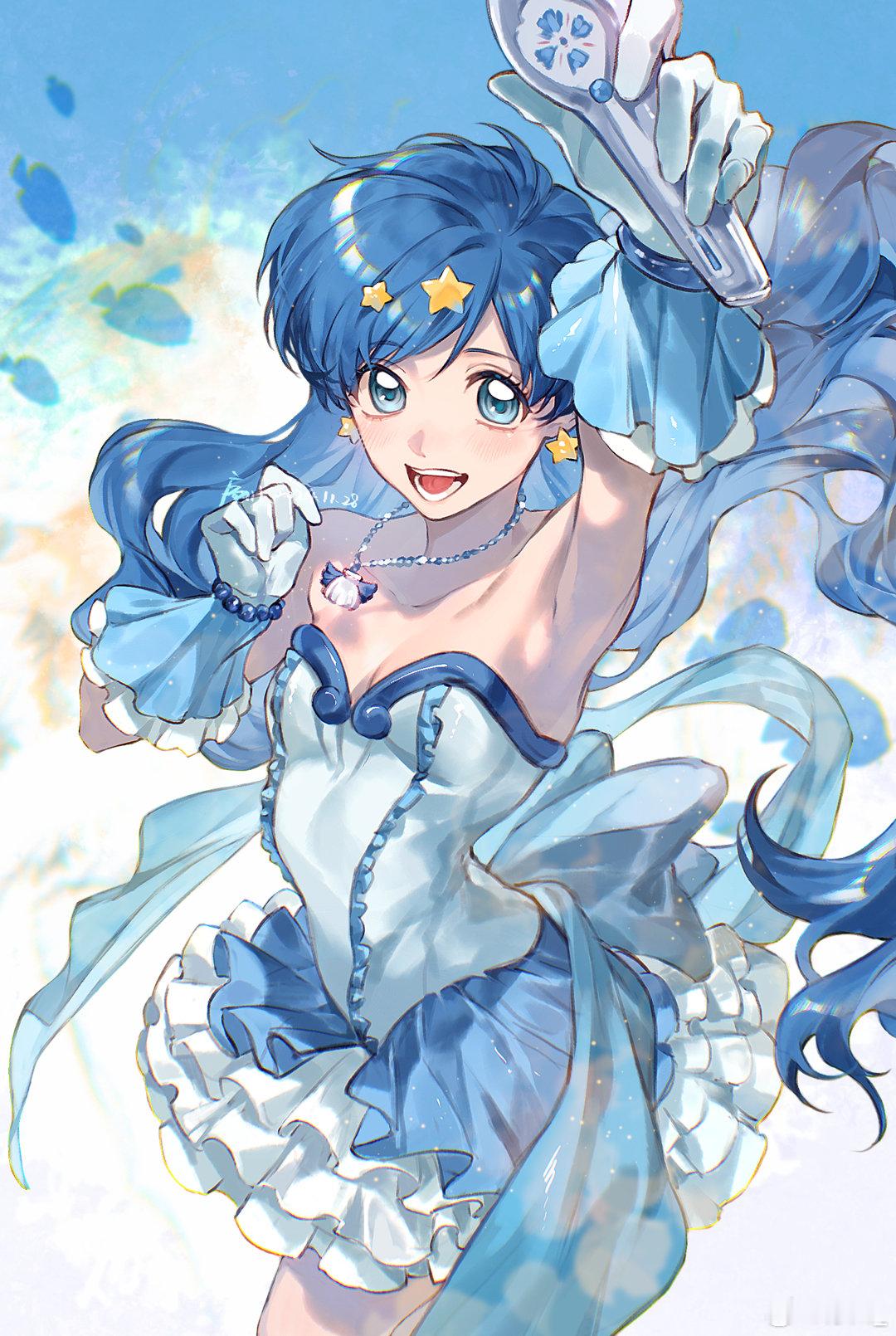 人鱼的旋律 七彩🌈补上了星罗小公主，也加底色调整了旧图♪( ´▽｀) ​​​