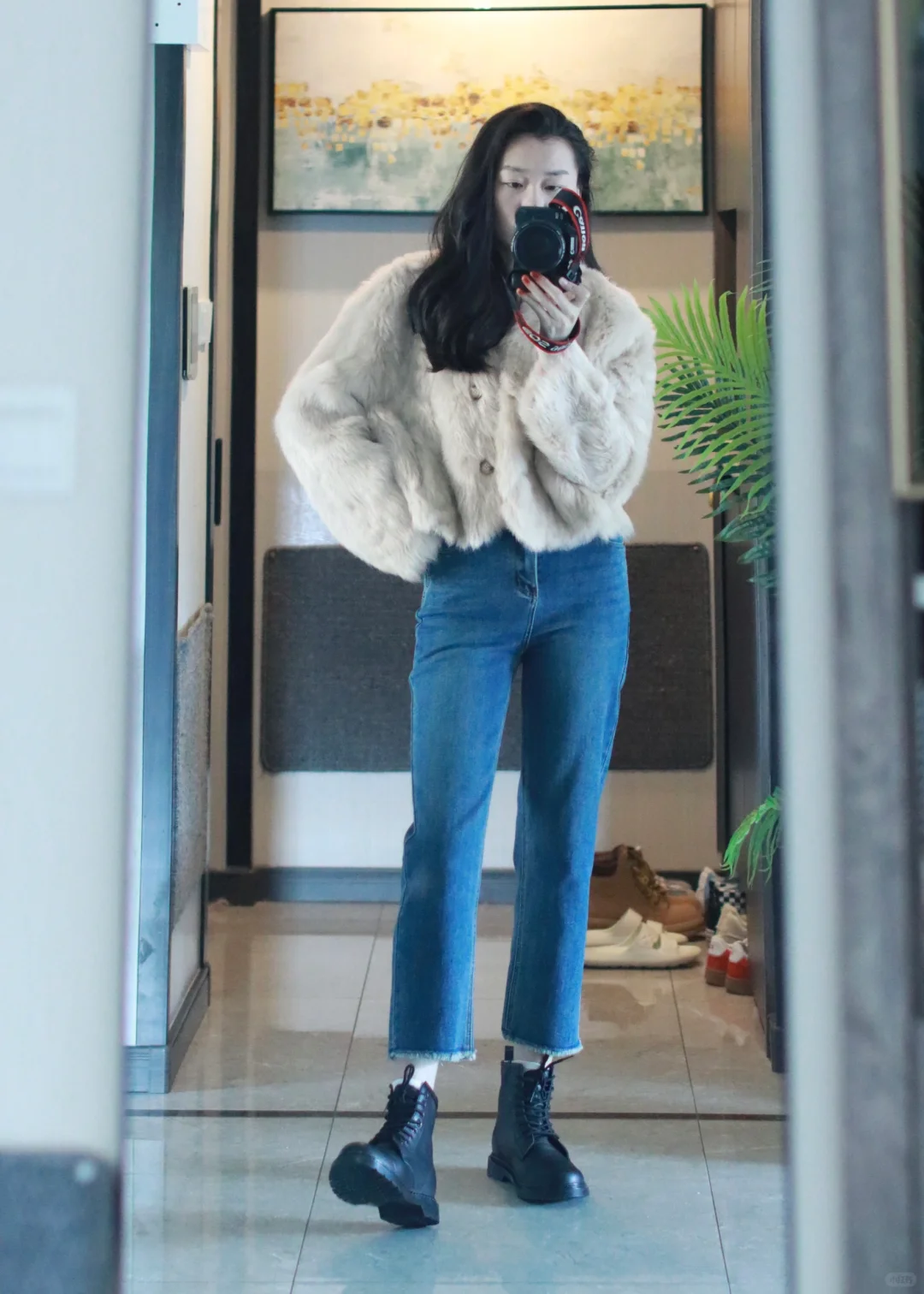 高个子女生反季皮草真的香