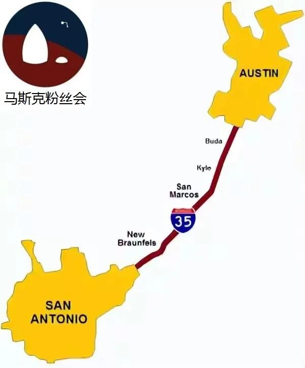 hyperloop，
奥斯汀到圣安东尼奥，
开工建设。
工程巨魔马斯克啊！